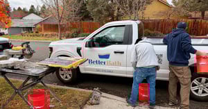 BetterBath Crew with work truck 